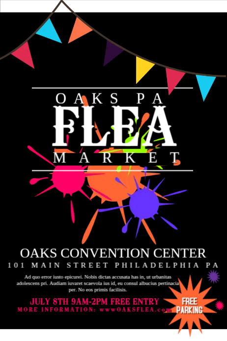 Flea Market Template PosterMyWall