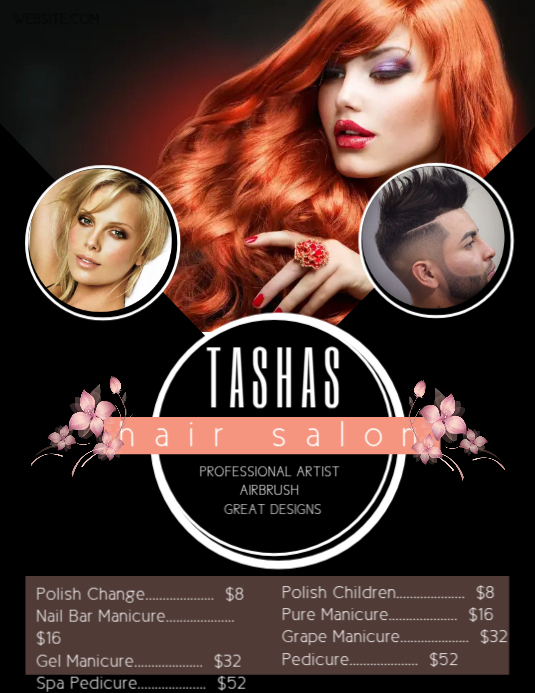 Hair Salon template PosterMyWall