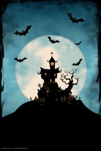 Halloween poster template