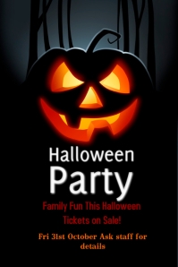 halloween poster template