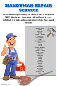Free Printable Handyman Flyers - Ads Design World