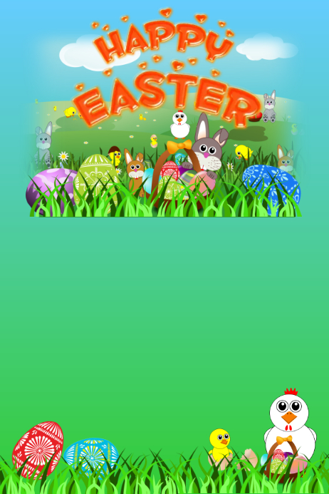 Happy Easter Template PosterMyWall