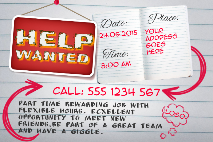 help wanted flyer template