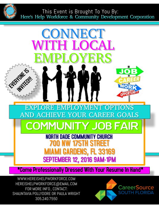 Job Fair Flyer template PosterMyWall