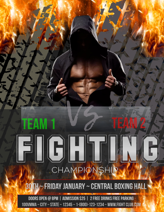 Karate Lessons template PosterMyWall