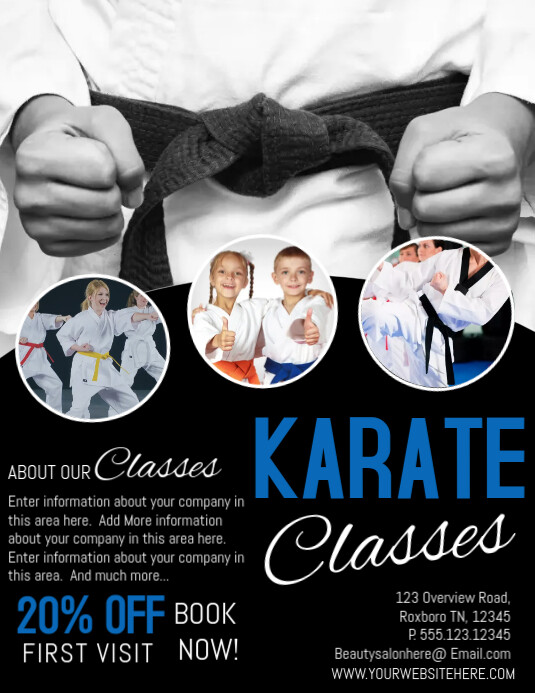KARATE template PosterMyWall