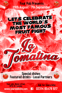 la tomatina flyer template