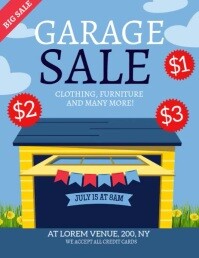 moving sale flyer