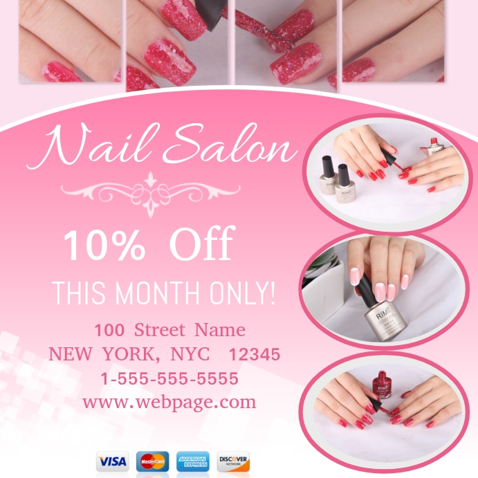 Nail Salon Template PosterMyWall