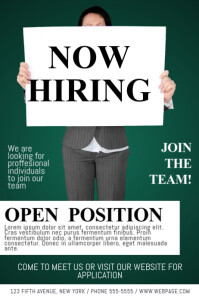Hiring Poster Templates PosterMyWall Hiring Poster Templates PosterMyWall