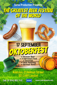 oktoberfest flyer template