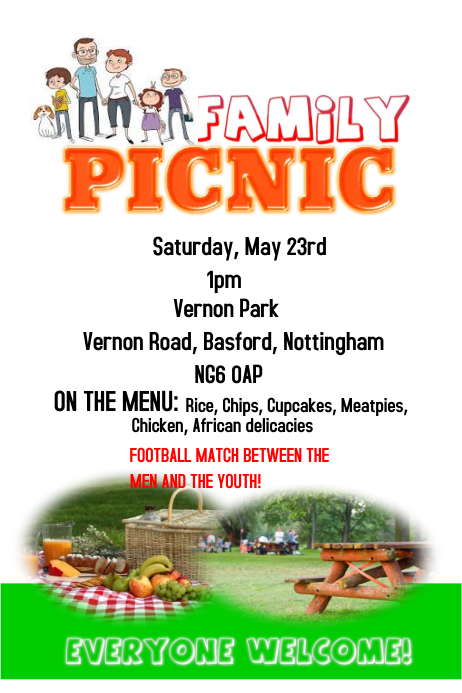 Picnic Flyer Template PosterMyWall