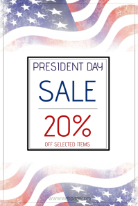 president's day poster template