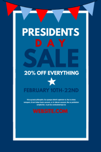 president's day poster template