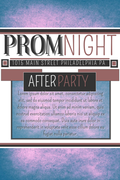 Prom After Party template | PosterMyWall