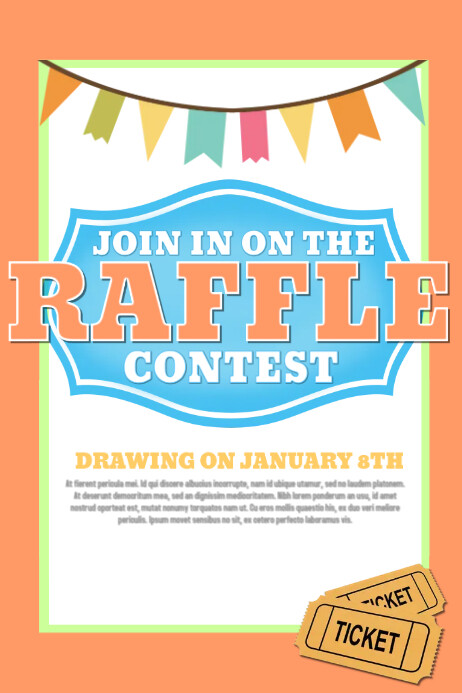 Raffle Template PosterMyWall