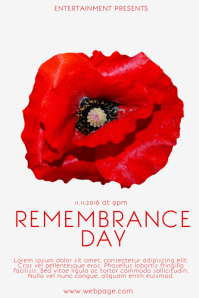 Remembrance Day Poster Templates | PosterMyWall