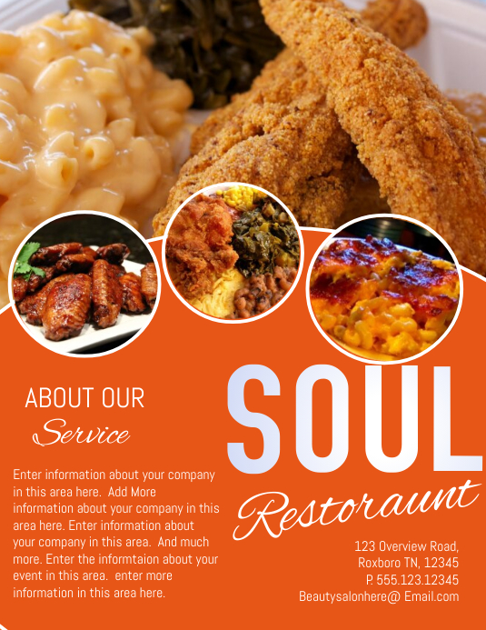 RESTAURANT template PosterMyWall