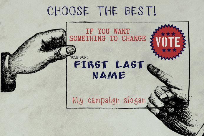 campaign poster templates free