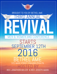 revival flyers templates