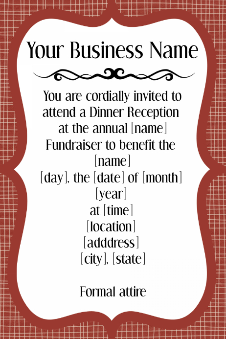 Small Business Dinner Reception Invitation Announcement Template Postermywall Small Invitation Template