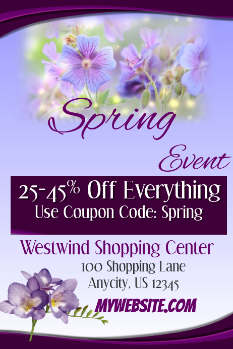 Spring Flyer Template PosterMyWall spring-flyer-template-postermywall