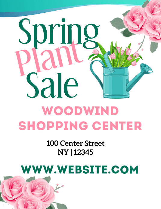 Spring Plant Sale template PosterMyWall