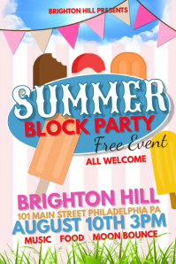 summer block party poster template 47aaaee12a4bbcf24b9d16d5eef90a20