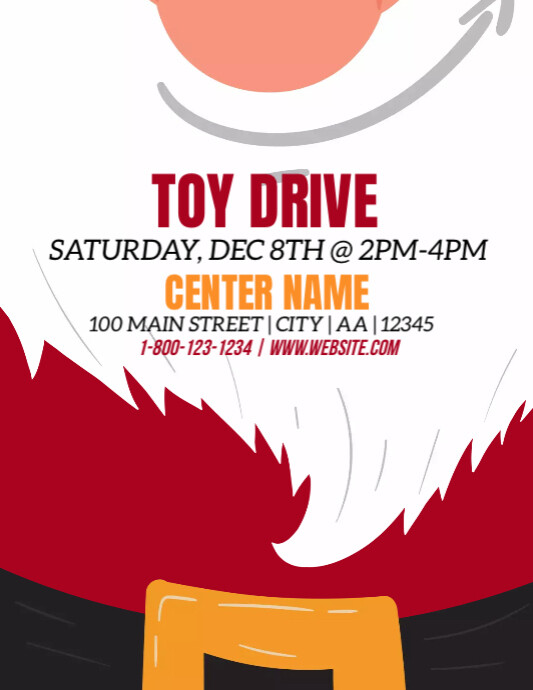 Toy Drive Template PosterMyWall