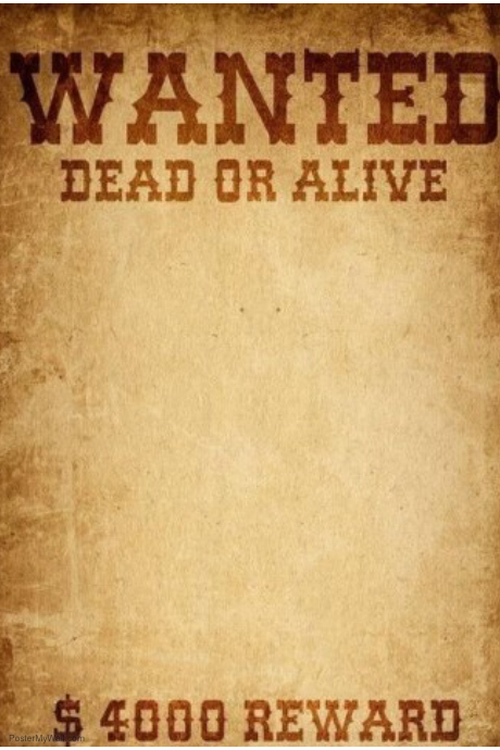 Wanted Dead or alive template | PosterMyWall Wanted Dead or alive template | PosterMyWall