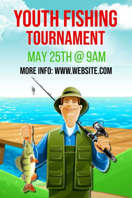 fishing template